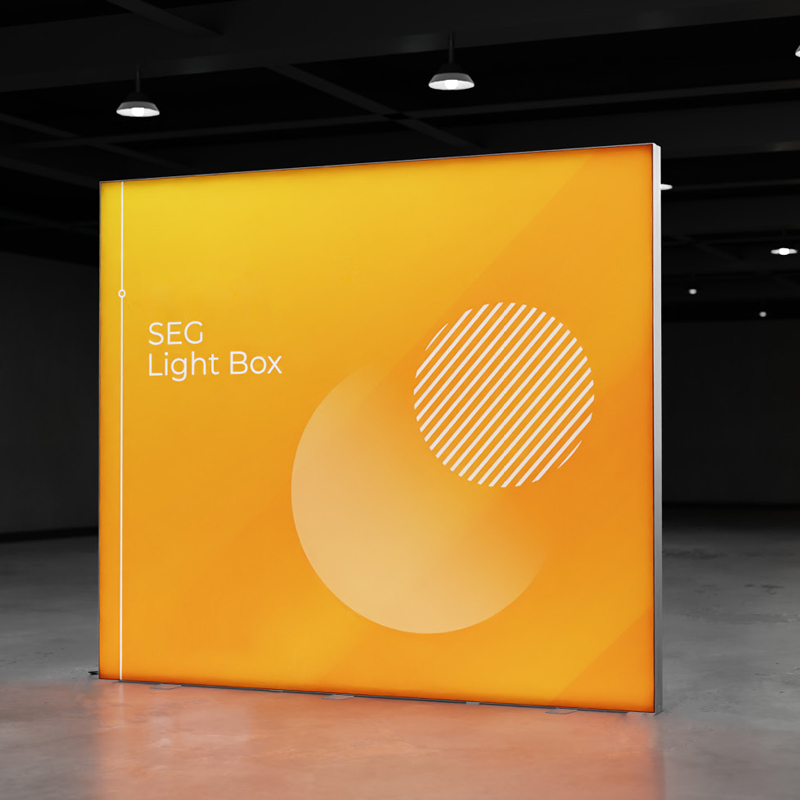 Meta Light Box Premium SEG Frameless Aluminium Lightbox -3x2.3M
